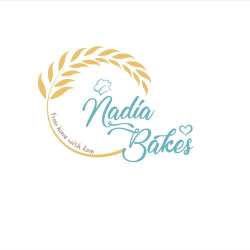 Illustrator design logo with the title 'Logo for a small home bakery'