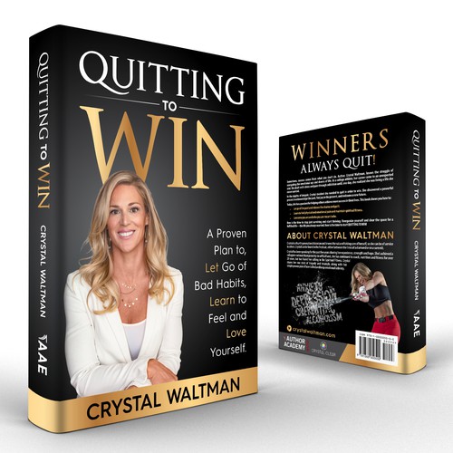 Leadership book cover with the title 'Quitting to Win'