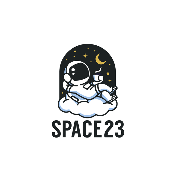 Cafe logo with the title 'Space 23'