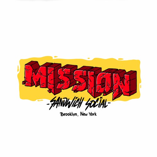 Bar t-shirt with the title 'Mission'