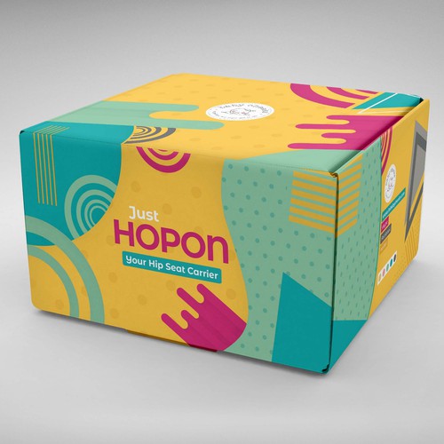 Abstract packaging with the title 'Box Design'
