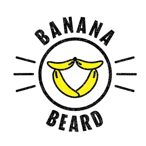 Banana logo with the title 'Banana Beard'