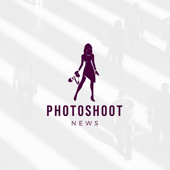 Model logo with the title 'photoshoot news'