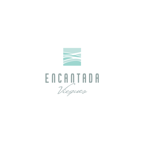 Vacation rental logo with the title 'Upscale Beachfront Rental Property'