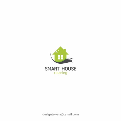 Ideal logo with the title 'Smart House Cleaning'
