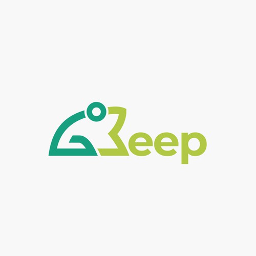 Frog design with the title 'GoBeep'