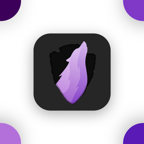 IOS design with the title 'App Icon design for National Park app.'