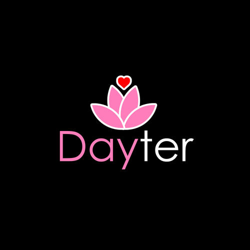 Flirty design with the title 'Logo for dating app '