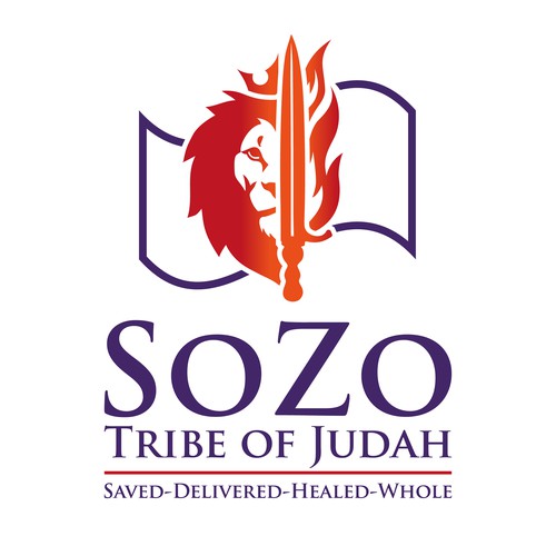 Ministry logo with the title 'Sozo - Tribe of Judah'