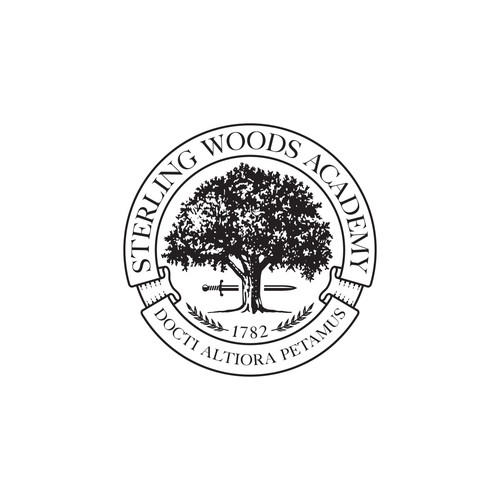Academy logo with the title 'Sterling Woods academy'