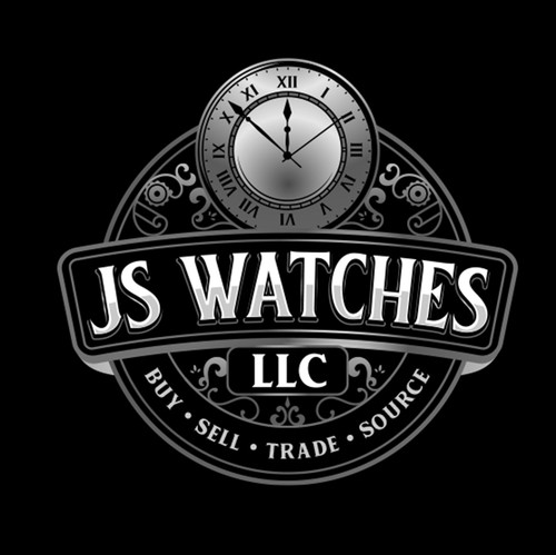 Watch design with the title 'JS WATCHES LLC'