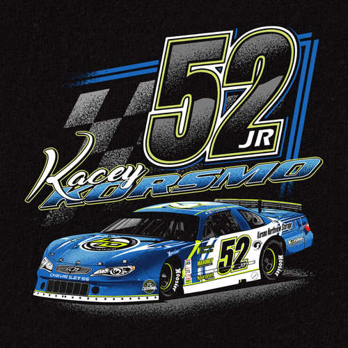 Automotive t-shirt with the title 'T-shirt design for Kacey Korsmo'