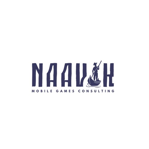 Boat logo with the title 'Logo for a mobile games consultancy'