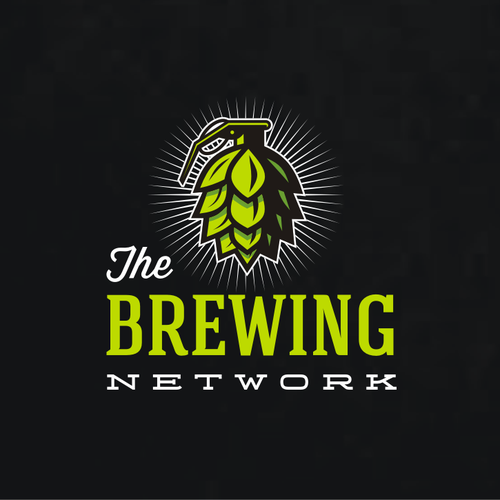 Distillery logo with the title 'Re-design current brand for growing Craft Beer marketing company'