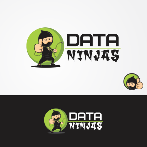 Data science logo with the title ' Data Ninjas'