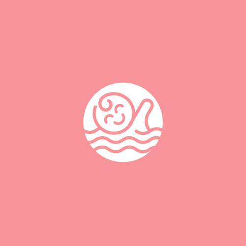 Pool design with the title 'babyswim'