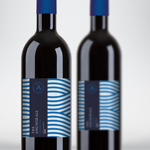 Nature label with the title 'Wine label'