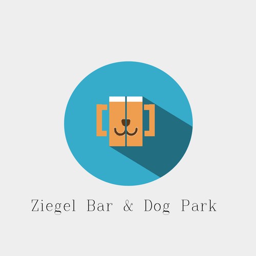 Park logo with the title 'Ziegel Bar and Dog Park'