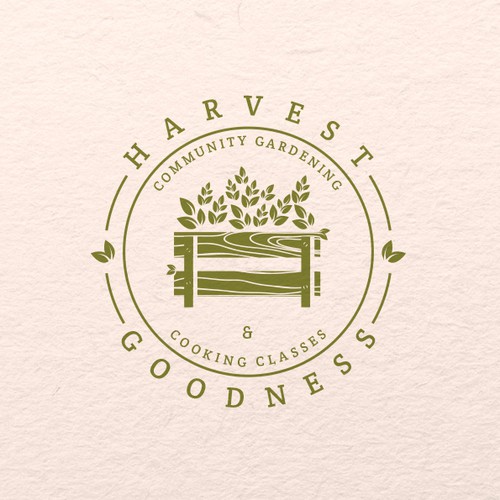 Harvest logo with the title 'Logo design for Harvest Goodness'