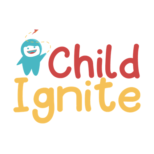 PC logo with the title 'Chid ignite logo concept'