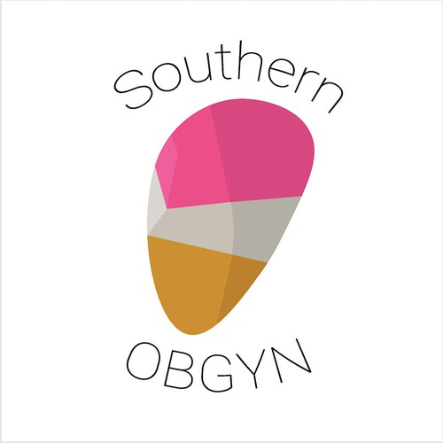 Geology logo with the title 'Modern logo for new age OBGYN'