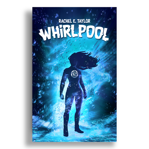 Superhero book cover with the title 'Superhero book cover'