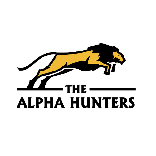 Tiger logo with the title 'The Alpha Hunters'