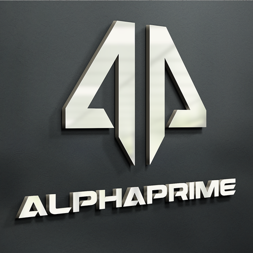 P design with the title 'AlphaPrime Logo'