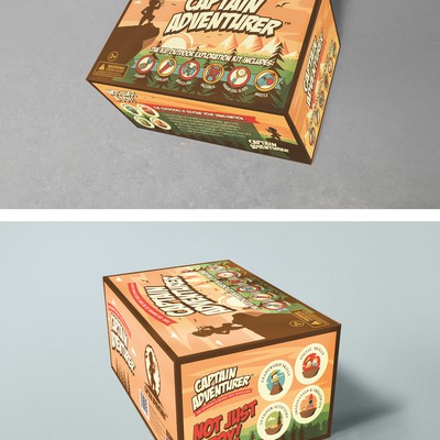 Winning design: Captain Adventurer packaging design