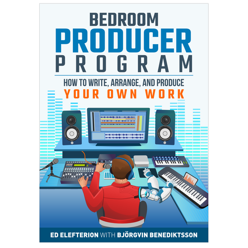Inkscape design with the title 'Illustrations "Bedroom producer program"'