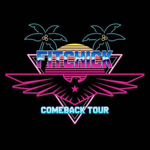 Tour design with the title 'FitChick Comeback Tour'