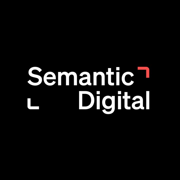 Simple design with the title 'Semantic Digital: Framing the Answer'