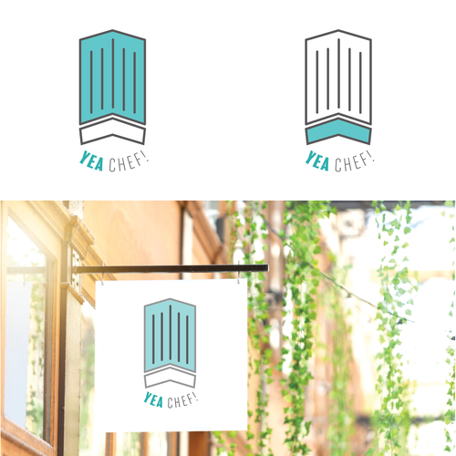 Turquoise logo with the title 'Chefs ware company'