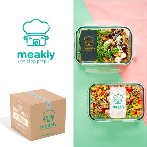 Meal logo with the title 'food logo'