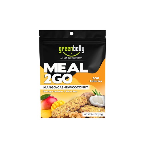 Brand packaging with the title 'Meal packaging'