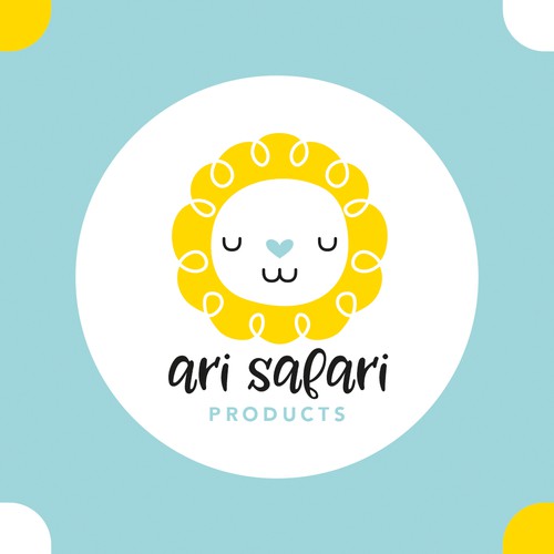 Vector logo with the title 'Lion vector illustration logo design'