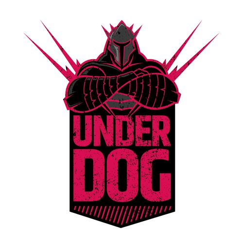 Armor design with the title 'Logo proposal for motivational coach'