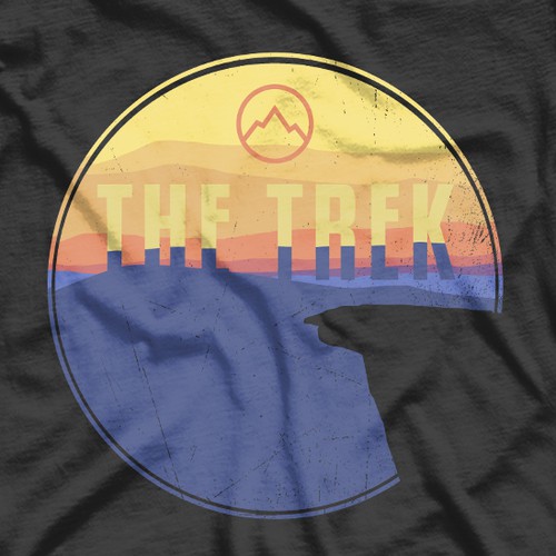 Calligraphy design with the title 'Popular Outdoor Website Needs Stylish T-Shirt Design!'