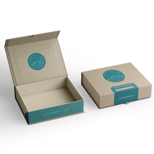 Kraft paper packaging with the title 'Box packaging'