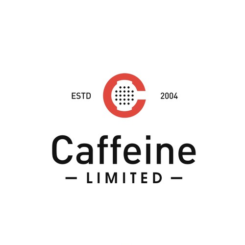 Espresso design with the title 'Create a funky, trendy espresso logo for Caffeine Limited'