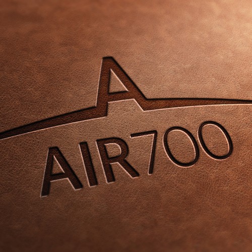 Exclusive logo with the title 'A luxurious logo for Private Air company.'
