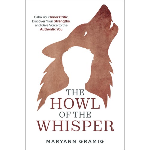 Inspirational book cover with the title 'Self development book cover, inspiring, calming inner self, healing'