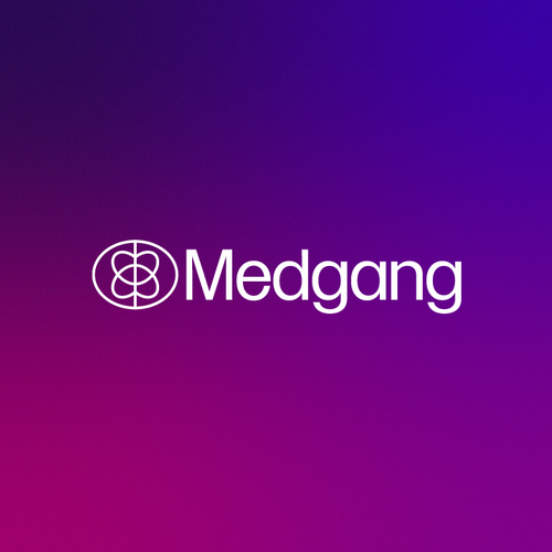 Sustainable logo with the title 'Medgang Logo'