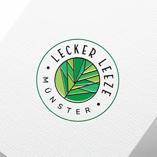 Catering design with the title 'Logo and Styleguide for a snack sales bike focusing on sustainability'