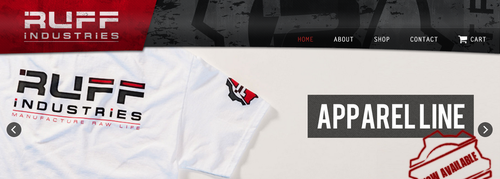 Header design with the title 'Website Header'