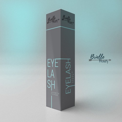 Serum packaging with the title 'Cosmetic packaging design'