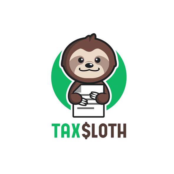 Accountant logo with the title 'Accountant Sloth'