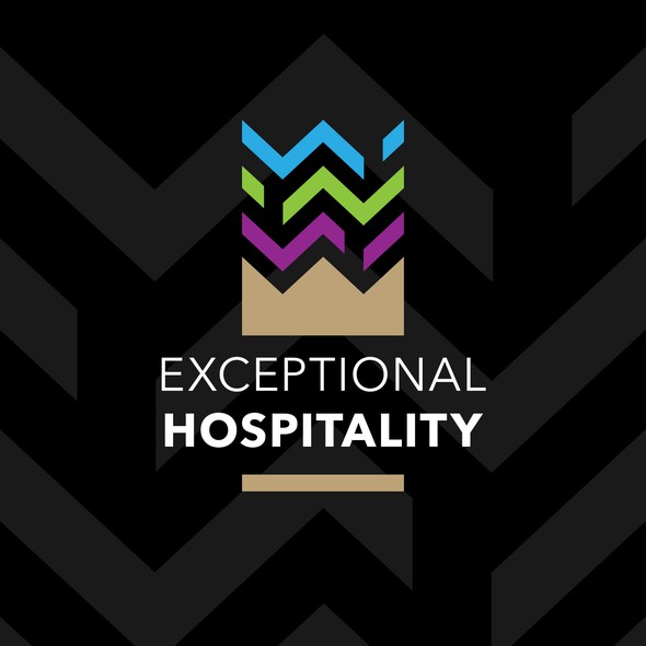 Hospitality brand with the title 'Logo for a hospitality management'