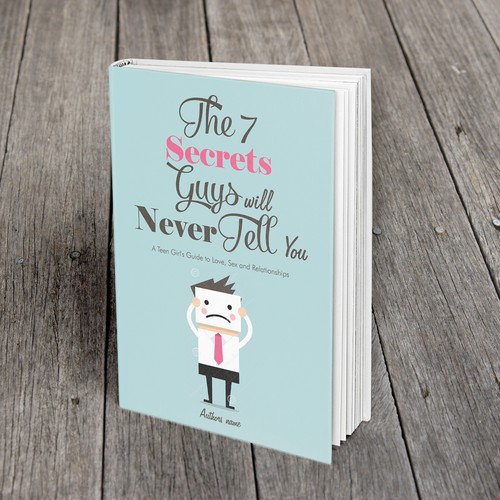 Secret design with the title 'Book cover design'