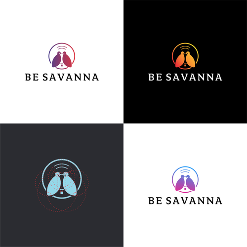 Two-color logo with the title 'Be Savanna'